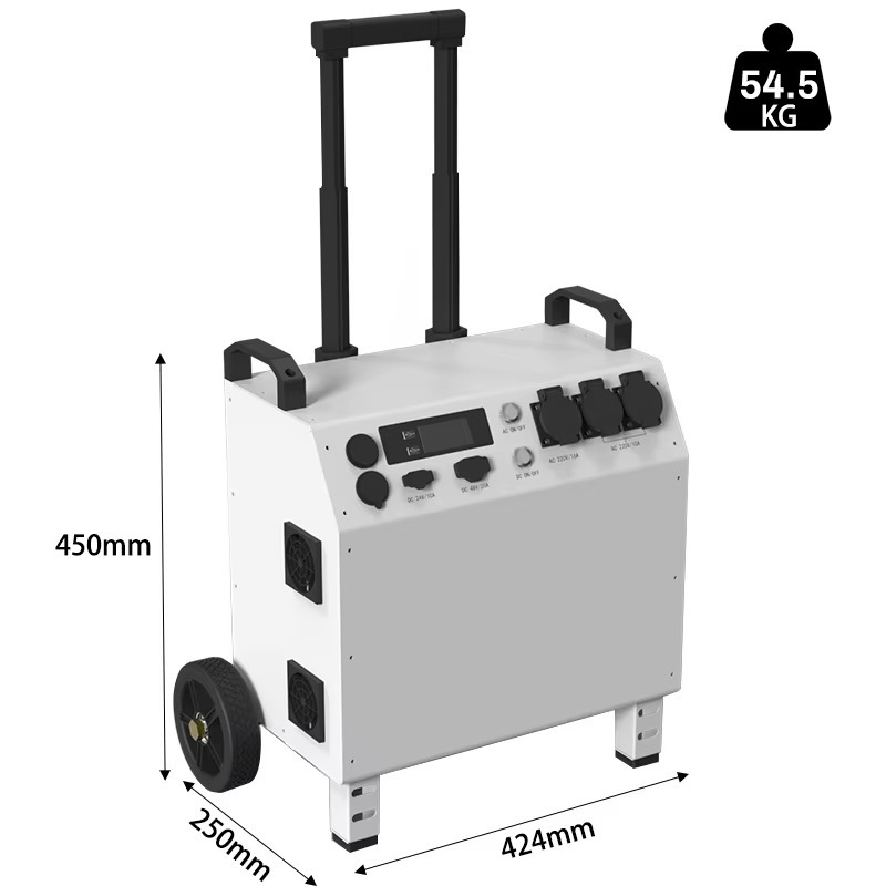 Outdoor Power Port - 6000W Portable Outdoor Power Station High