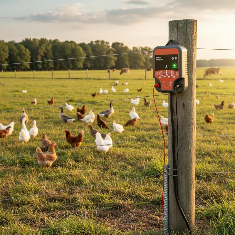 Outdoor Power Supply - Livestock Energizer 10kV 2J For Farm