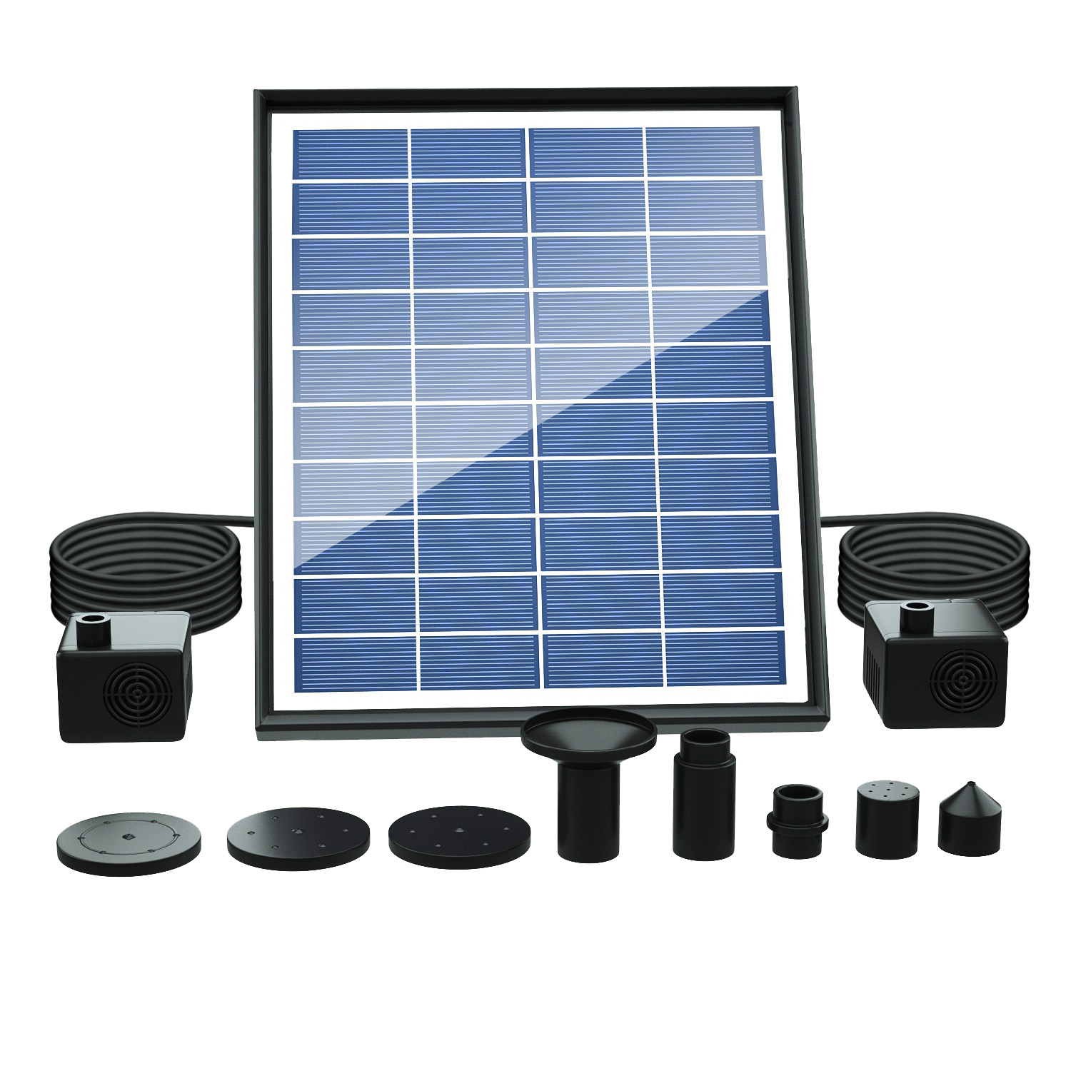 Solar Fountain, Solar Powered  - đánh giá và giá Panel Power Outdoor