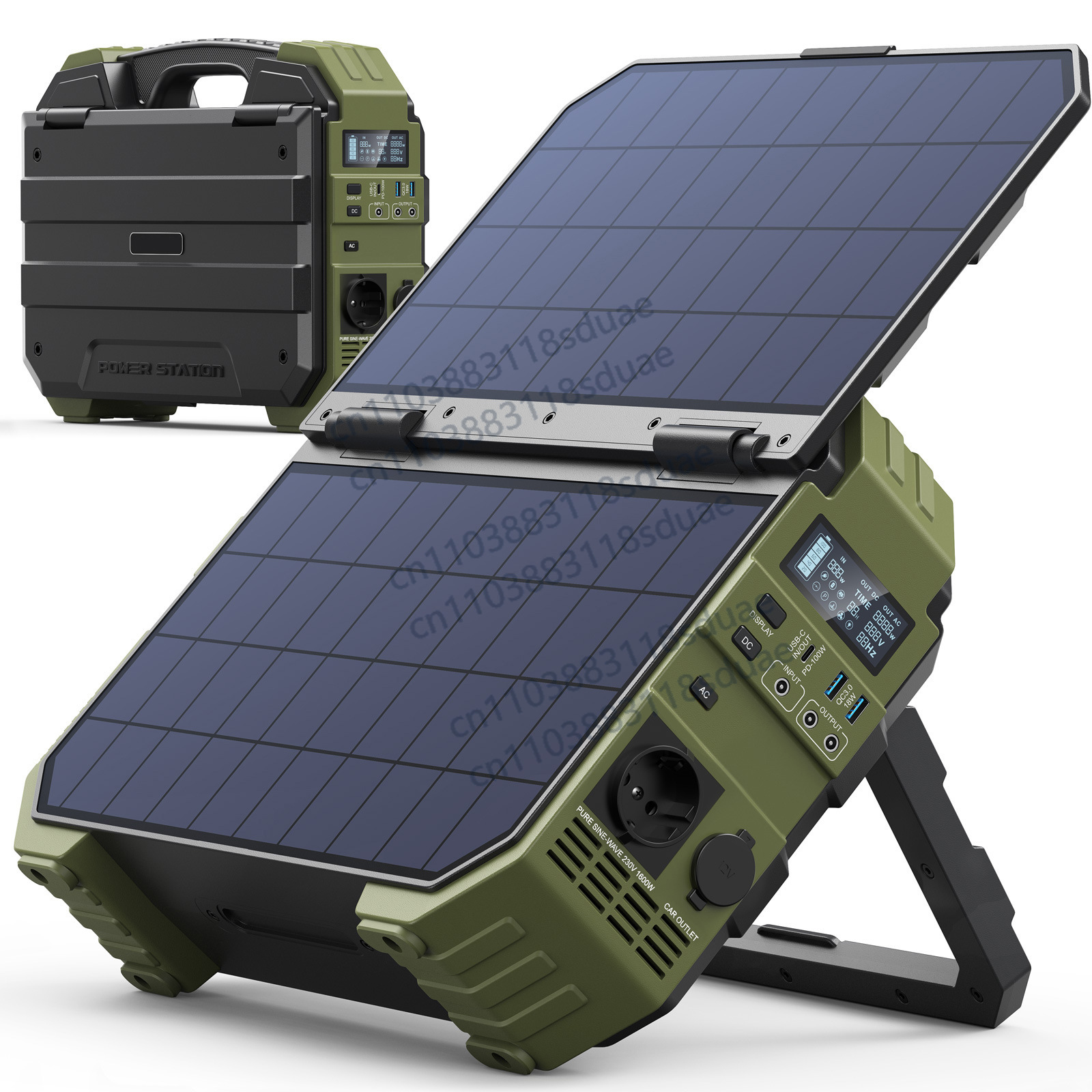 1600W Portable Power Station w - đánh giá và giá Panel Power Outdoor