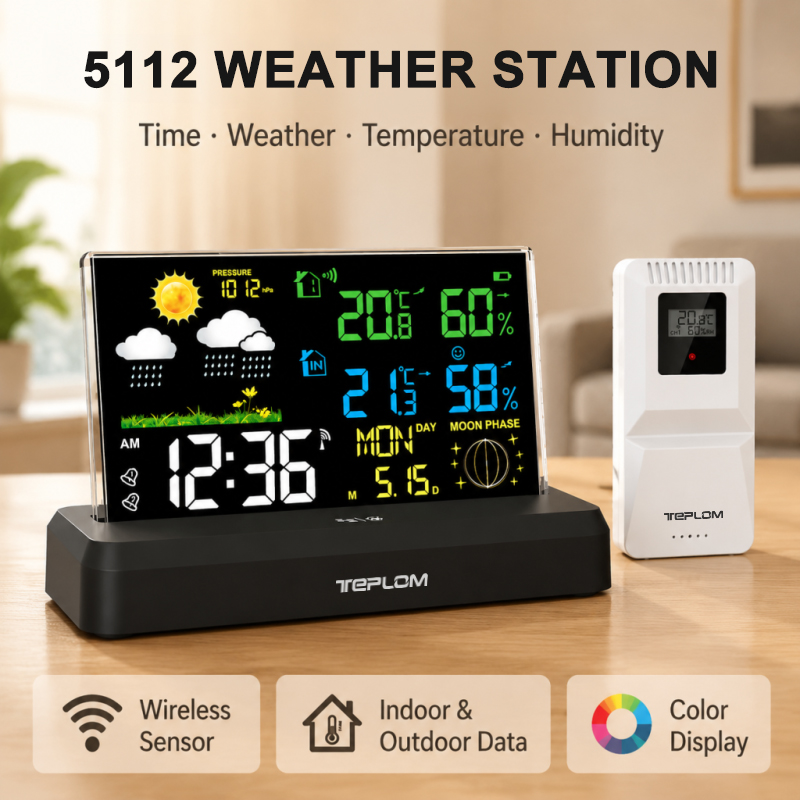 Wireless Weather Station Indoo - đánh giá và giá Outdoor Power Tower