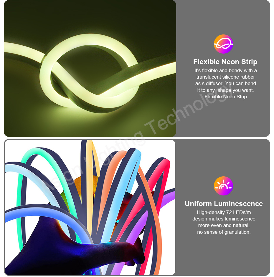 220V RGB LED Neon Strip with E - đánh giá và giá Outdoor Power Outlet Wifi