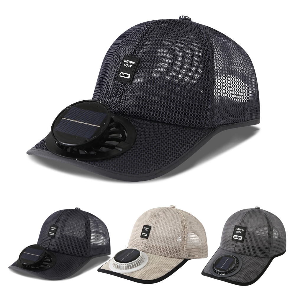 Unisex Solar Powered Fan Cap F - đánh giá và giá Outdoor Powersports