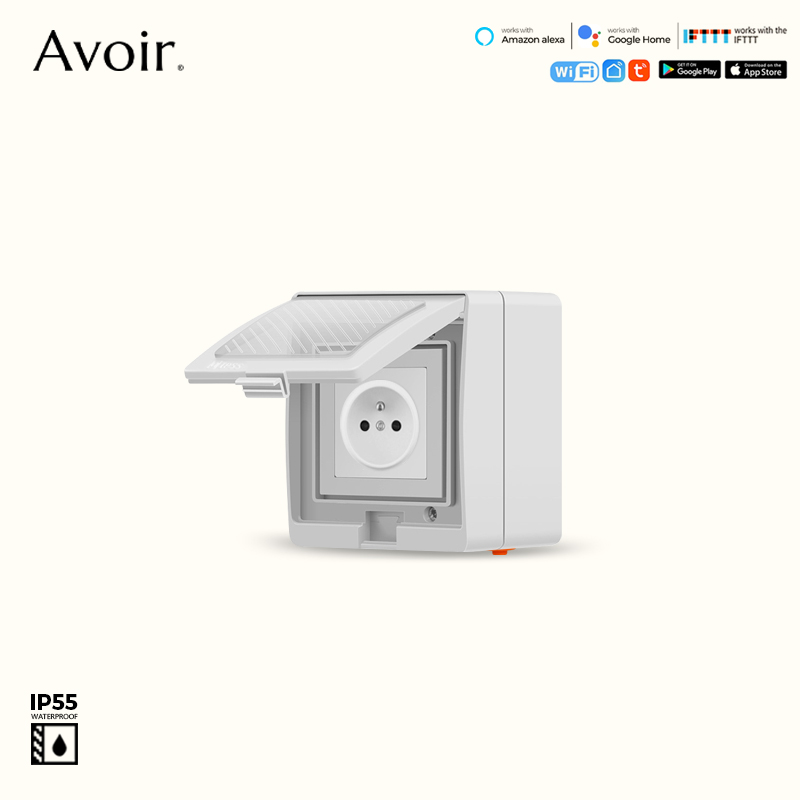 Avoir IP55 Tuya Wifi Electrica - đánh giá và giá Outdoor Power Outlet Wifi