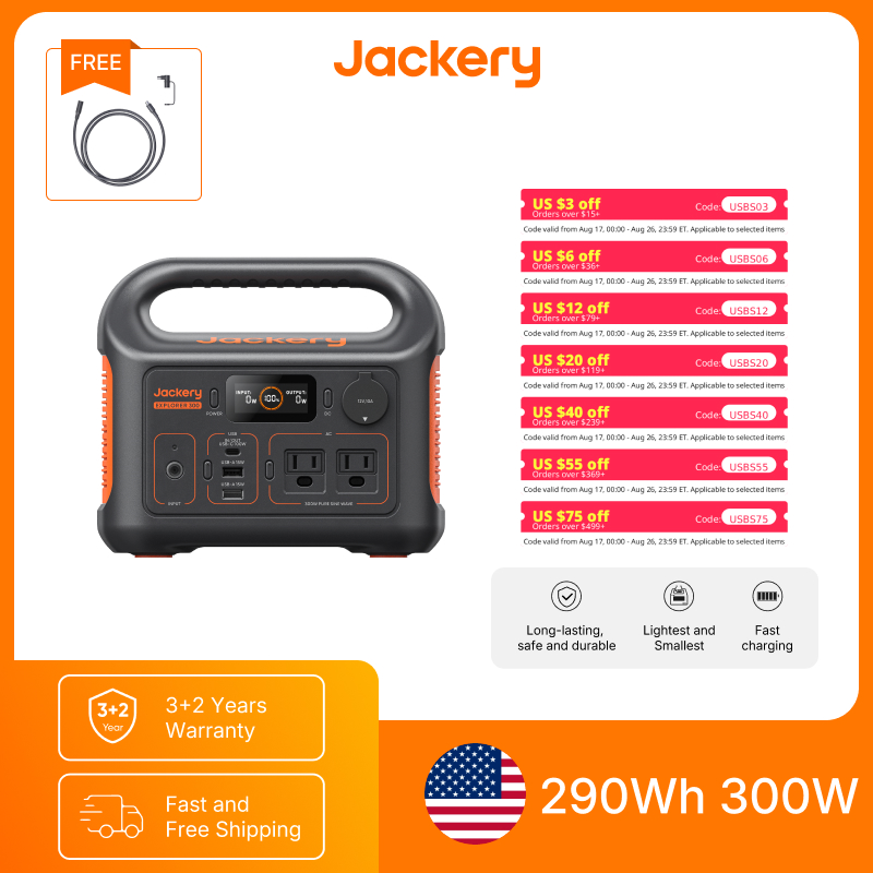 Jackery Portable Power Station - đánh giá và giá Outdoor Power Tower