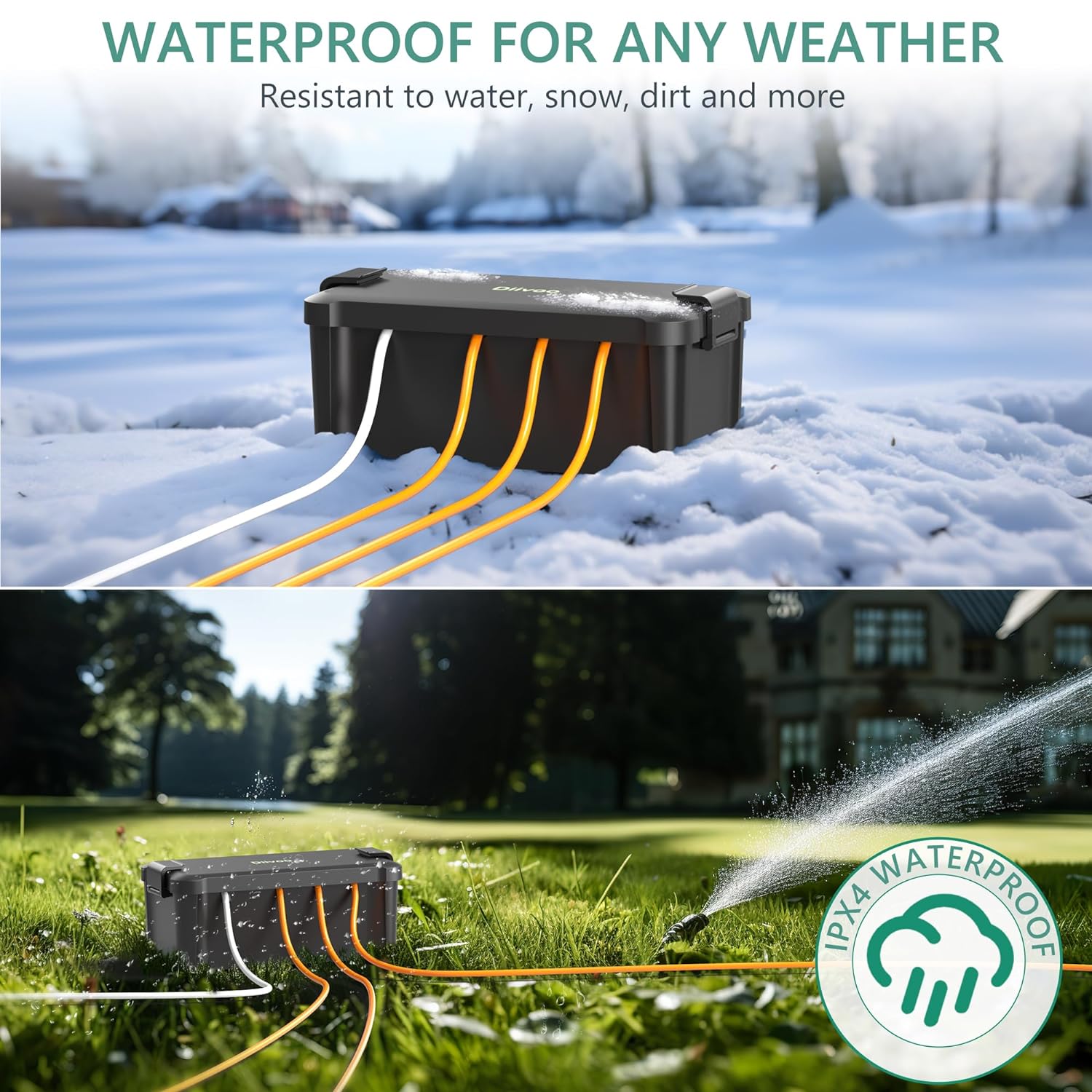 Diivoo Outdoor Waterproof Elec - đánh giá và giá Outdoor Power Port