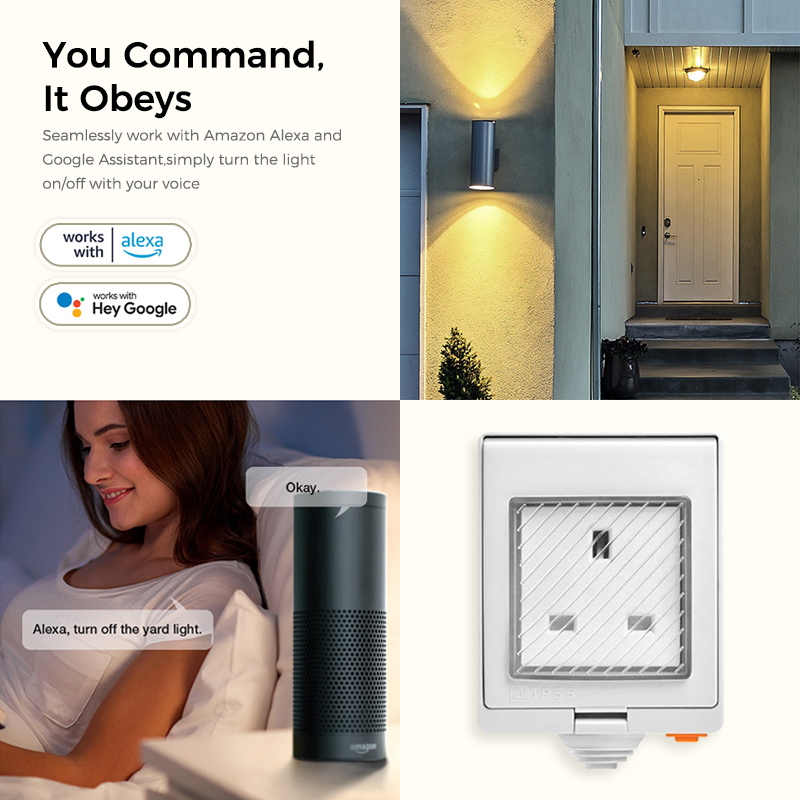 Avoir IP55 Tuya Wifi Thông Min - đánh giá và giá Outdoor Power Outlet Wifi