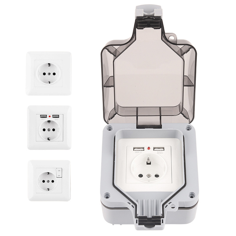 IP66 Ngoài Trời Chống Chịu Thờ - đánh giá và giá Outdoor Power Outlet Wifi