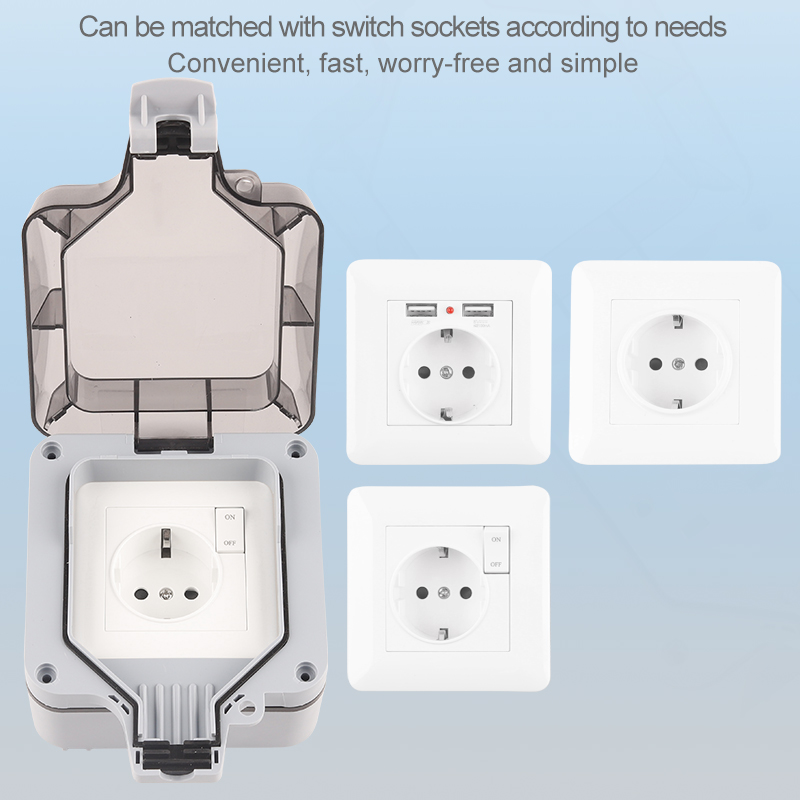 IP66 Ngoài Trời Chống Chịu Thờ - đánh giá và giá Outdoor Power Outlet Wifi