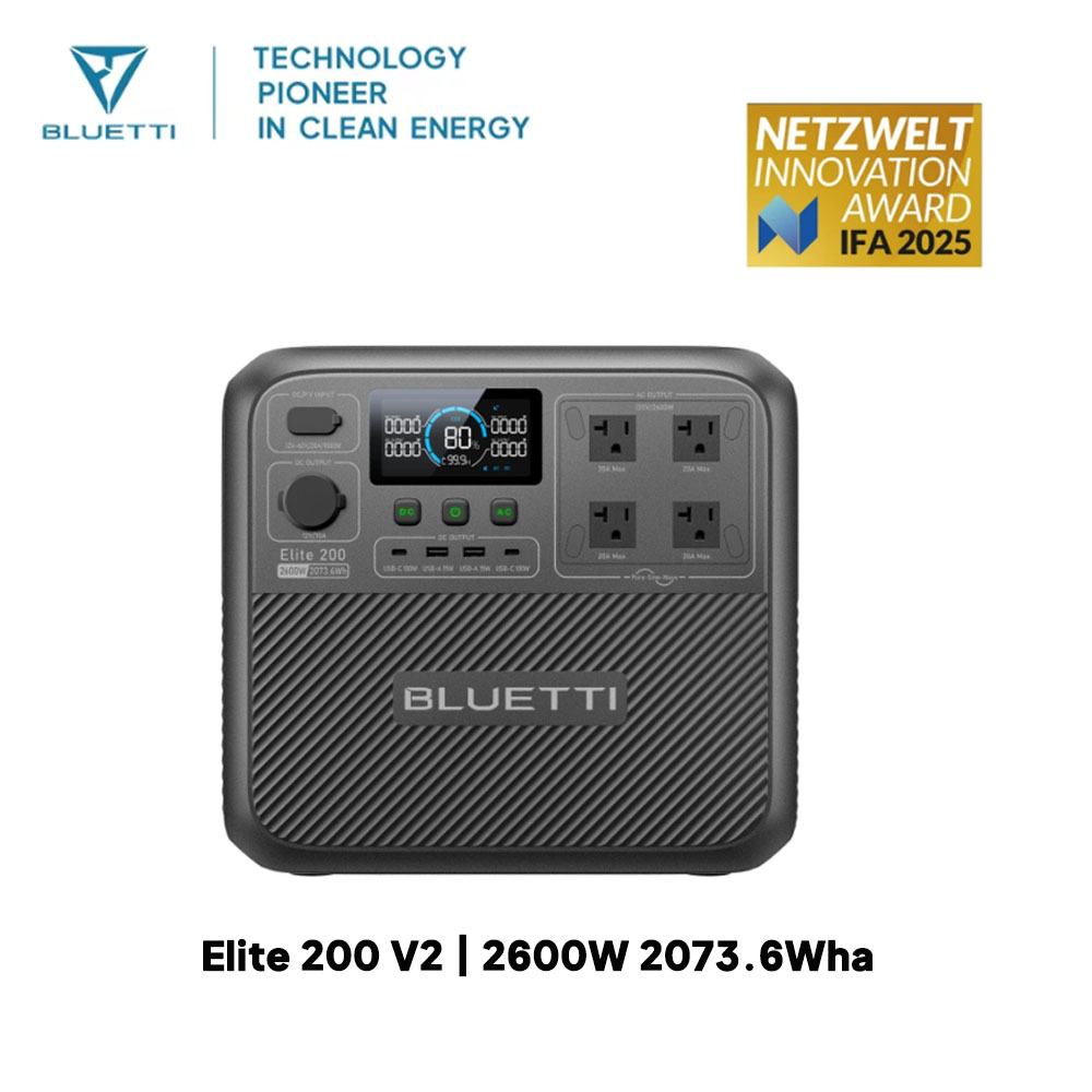 【Renew】BLUETTI Elite 200 V2 Po - đánh giá và giá Outdoor Power Tower