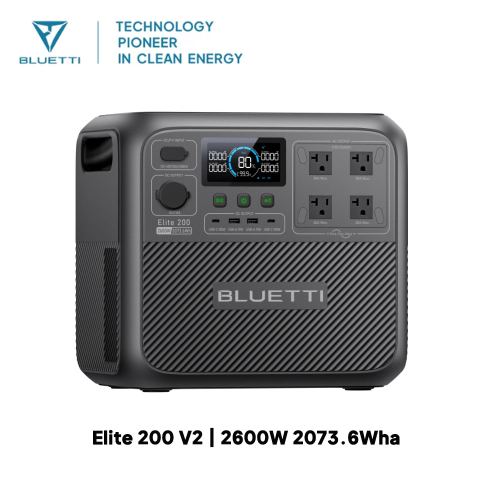 【Renew】BLUETTI Elite 200 V2 Po - đánh giá và giá Outdoor Power Tower