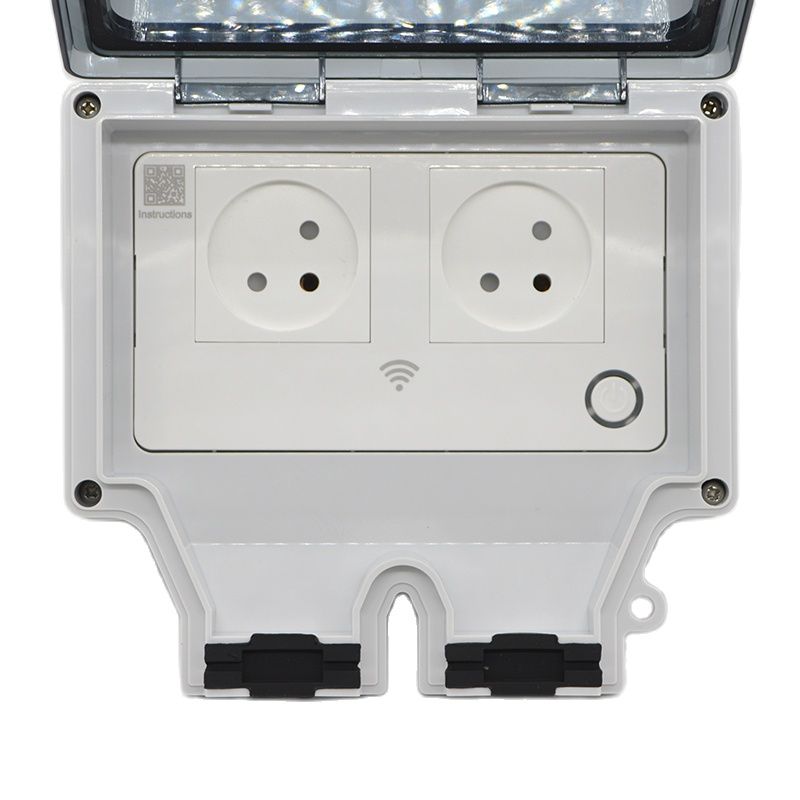 16A Ổ Cắm Thông Minh IP66 Chốn - đánh giá và giá Outdoor Power Outlet Wifi