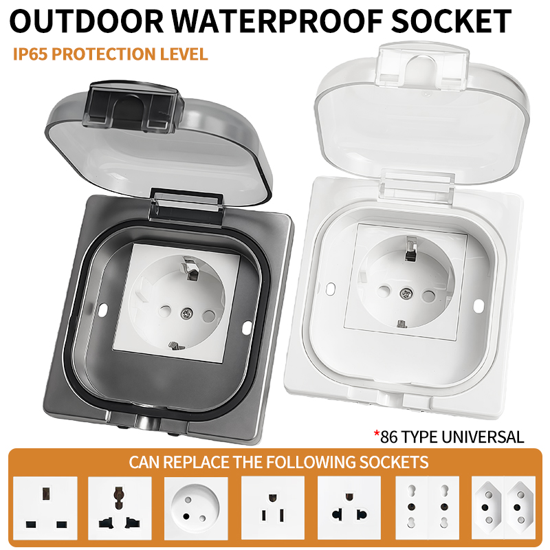 IP65 Waterproof Outdoor Socket - đánh giá và giá Outdoor Power Socket