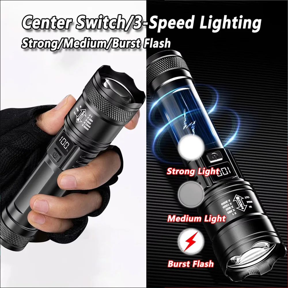 Rechargeable LED Flashlight Zo - đánh giá và giá Outdoor Power Supply