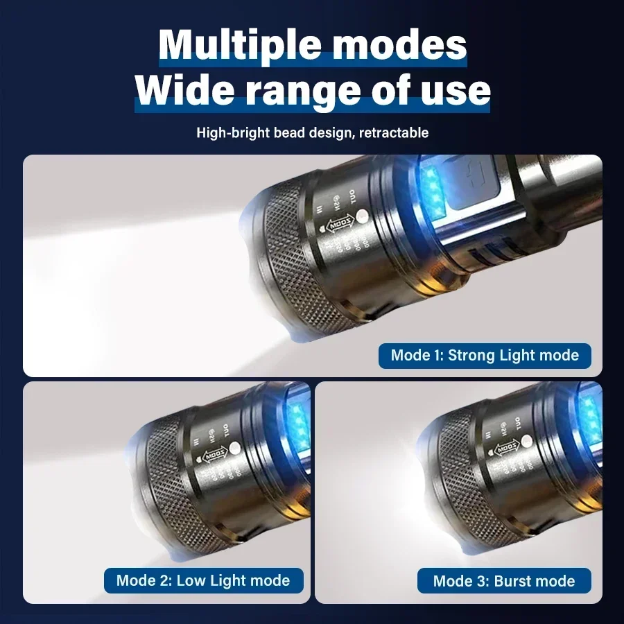 Tactical LED Flashlight 2000LM - đánh giá và giá Outdoor Power Supply