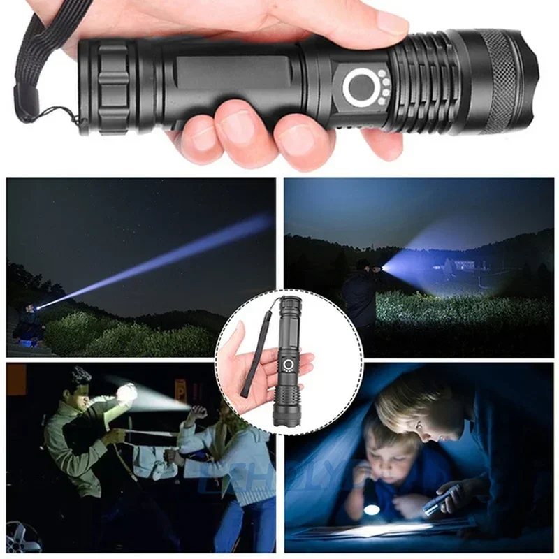 High Power XHP70 Led Flashligh - đánh giá và giá Outdoor Power Supply