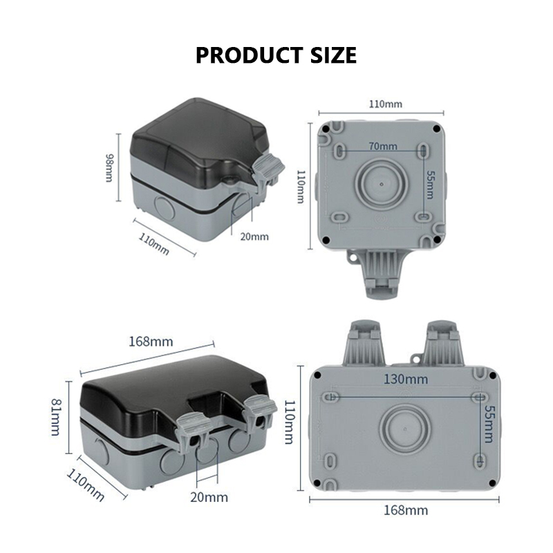 Depo IP66 Chống Mưa Sạc Ổ Cắm  - đánh giá và giá Outdoor Power Outlet Wifi