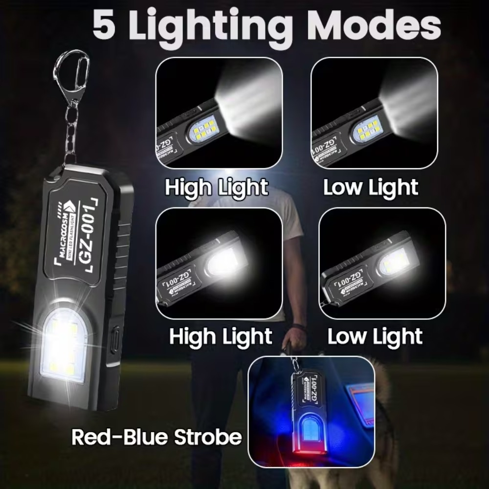 Mini COB LED Keychain Flashlig - đánh giá và giá Outdoor Power Supply