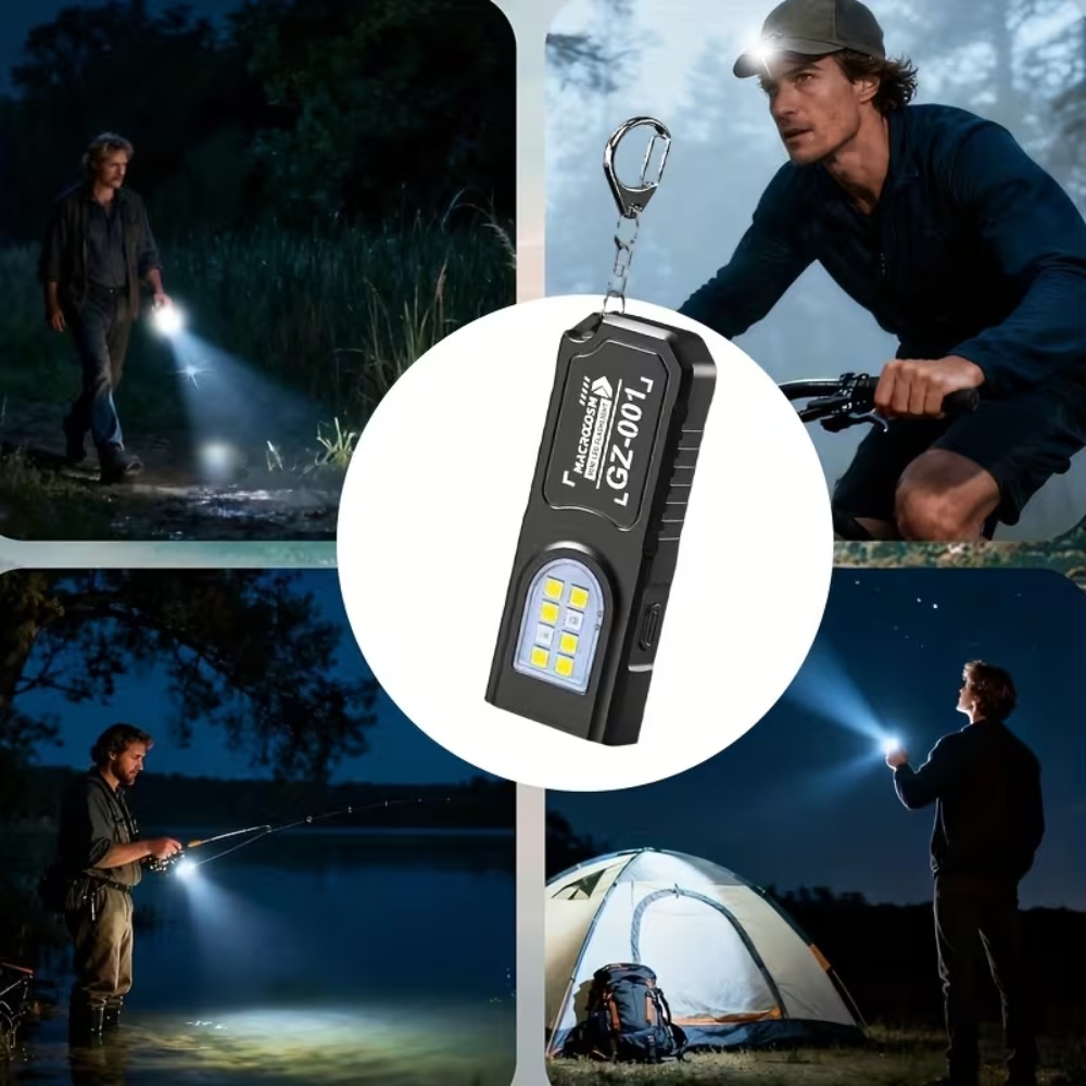 Mini COB LED Keychain Flashlig - đánh giá và giá Outdoor Power Supply